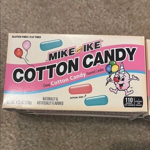Cotton Candy Chewy Candies Movie Time Mike and Ike